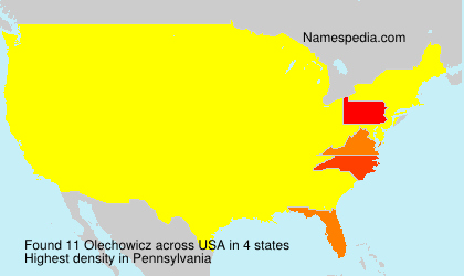 Surname Olechowicz in USA Surname Olechowicz in USA