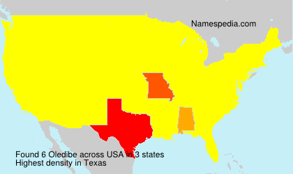 Surname Oledibe in USA Surname Oledibe in USA