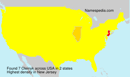 Surname Oleinyk in USA Surname Oleinyk in USA