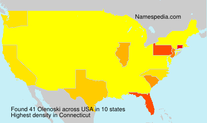 Surname Olenoski in USA Surname Olenoski in USA