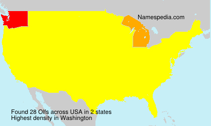 Surname Olfs in USA Surname Olfs in USA