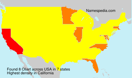 Surname Oliart in USA Surname Oliart in USA