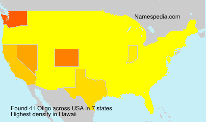 Surname Oligo in USA Surname Oligo in USA