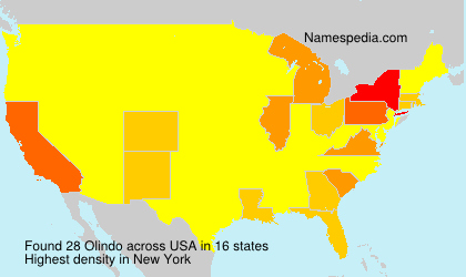 Surname Olindo in USA Surname Olindo in USA