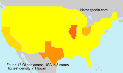 Surname Olipas in USA Surname Olipas in USA