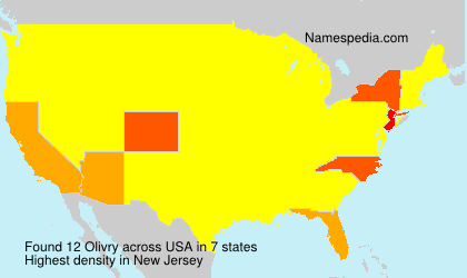 Surname Olivry in USA Surname Olivry in USA