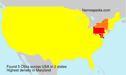 Surname Oljira in USA Surname Oljira in USA