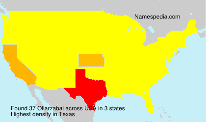 Surname Ollarzabal in USA Surname Ollarzabal in USA
