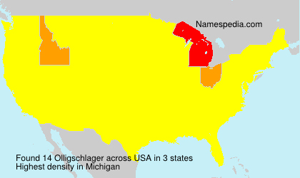Surname Olligschlager in USA Surname Olligschlager in USA