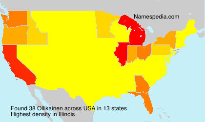 Surname Ollikainen in USA Surname Ollikainen in USA