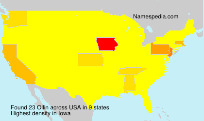 Surname Ollin in USA Surname Ollin in USA