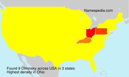 Surname Olminsky in USA Surname Olminsky in USA