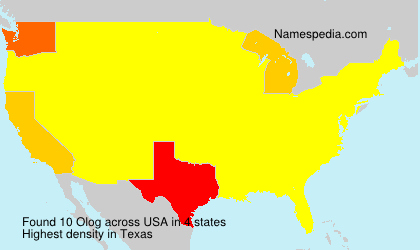 Surname Olog in USA Surname Olog in USA
