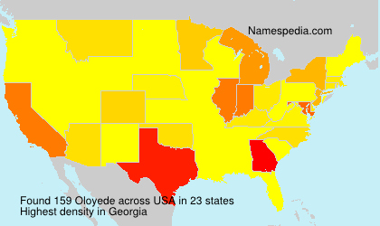 Surname Oloyede in USA Surname Oloyede in USA