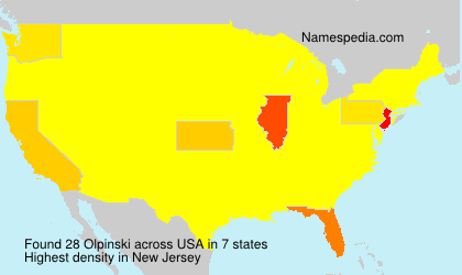 Surname Olpinski in USA Surname Olpinski in USA
