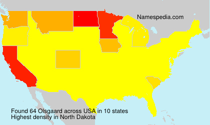 Surname Olsgaard in USA Surname Olsgaard in USA