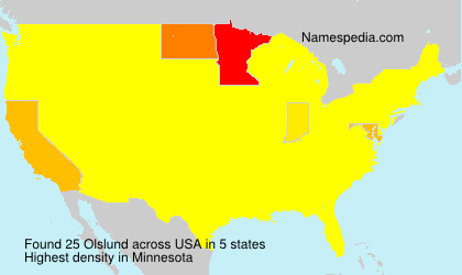 Surname Olslund in USA Surname Olslund in USA