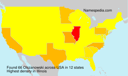 Surname Olszanowski in USA Surname Olszanowski in USA