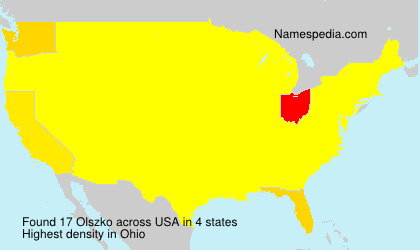 Surname Olszko in USA Surname Olszko in USA