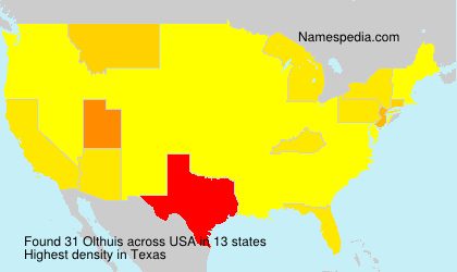 Surname Olthuis in USA Surname Olthuis in USA