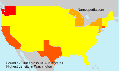 Surname Oluf in USA Surname Oluf in USA
