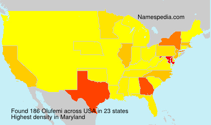 Surname Olufemi in USA Surname Olufemi in USA