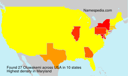 Surname Oluwakemi in USA Surname Oluwakemi in USA