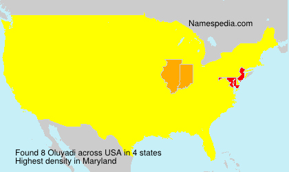 Surname Oluyadi in USA Surname Oluyadi in USA
