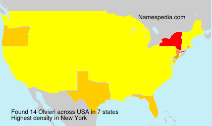 Surname Olvieri in USA Surname Olvieri in USA