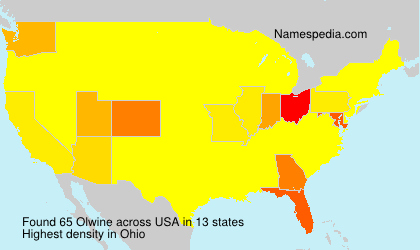 Surname Olwine in USA Surname Olwine in USA