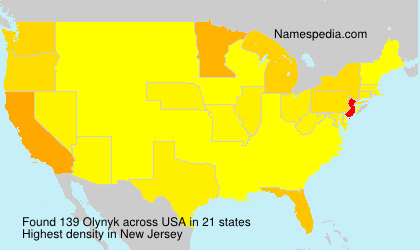 Surname Olynyk in USA Surname Olynyk in USA