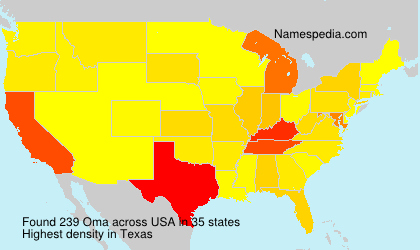 Surname Oma in USA Surname Oma in USA