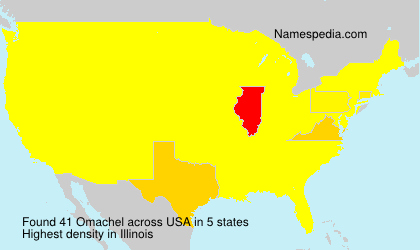 Surname Omachel in USA