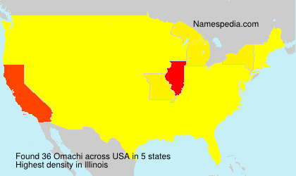 Surname Omachi in USA
