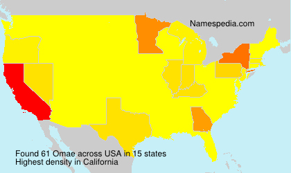 Surname Omae in USA Surname Omae in USA