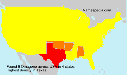 Surname Omagene in USA Surname Omagene in USA
