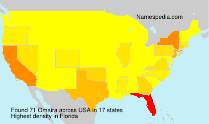 Surname Omaira in USA Surname Omaira in USA