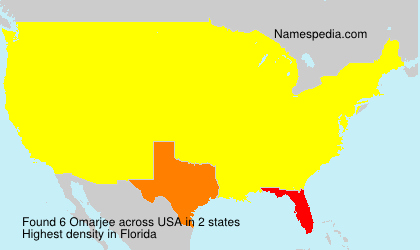 Surname Omarjee in USA