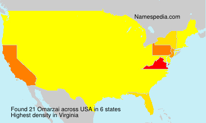Surname Omarzai in USA