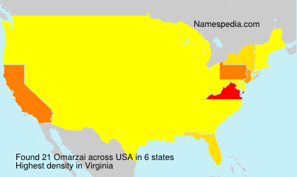 Surname Omarzai in USA Surname Omarzai in USA
