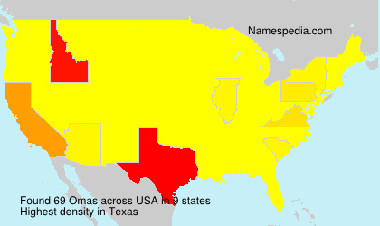 Surname Omas in USA