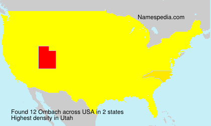 Surname Ombach in USA Surname Ombach in USA