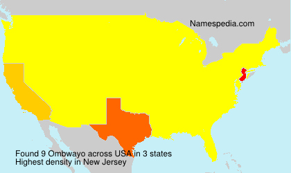 Surname Ombwayo in USA Surname Ombwayo in USA