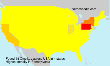 Surname Omcikus in USA Surname Omcikus in USA