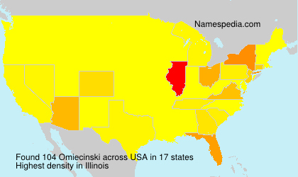 Surname Omiecinski in USA Surname Omiecinski in USA