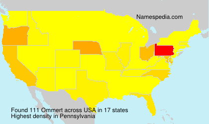 Surname Ommert in USA Surname Ommert in USA