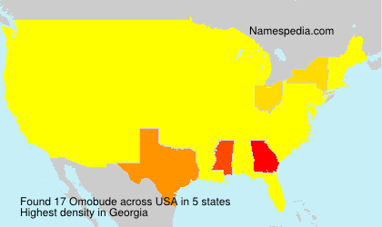 Surname Omobude in USA