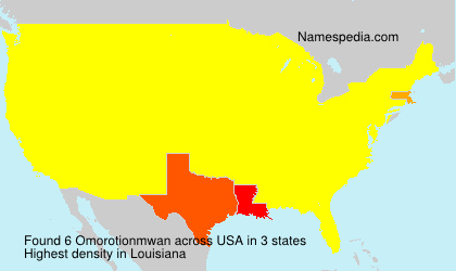 Surname Omorotionmwan in USA Surname Omorotionmwan in USA
