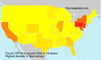 Surname Onal in USA Surname Onal in USA