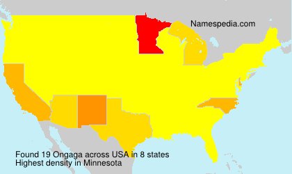 Surname Ongaga in USA Surname Ongaga in USA